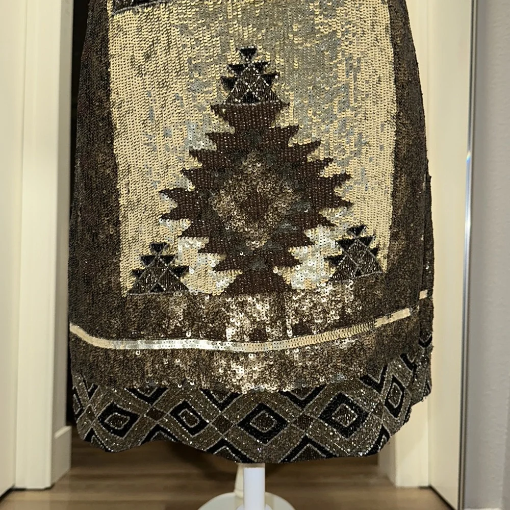 AllSaints Spitalfields Jacks Place London Hand Embellished Dress Vintage… - Picture 5 of 12